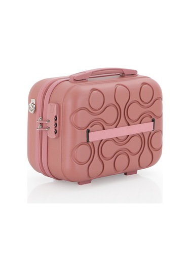 Mçs Polipropilen 3lü Valiz Seti Büyük & Kabin & Makyaj V376 S23sy1000053-set 00418 Koyu Pudra