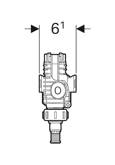 Geberıt Gömme Rezervuar Doldurma Grubu şamandıra 240.705.00.1 Beyaz