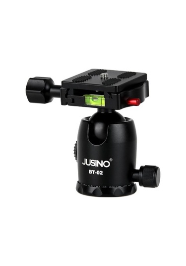 Jusino Bt-02 Profesyonel Tripod Kafası Aluminyum Siyah