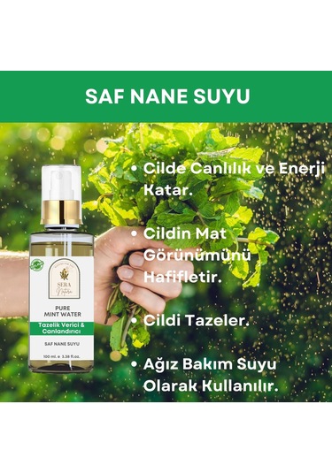 Sera Natura Saf Nane Suyu Tazelendirici & Canlandırıcı Tonik 100 ML