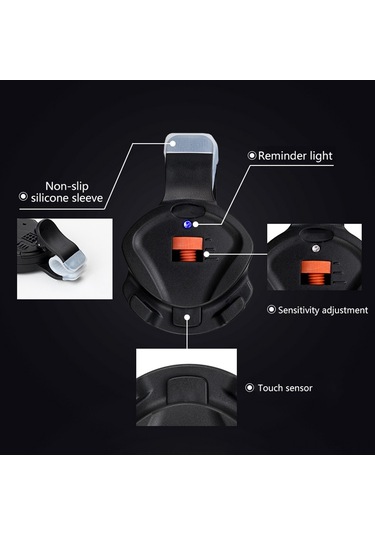 Yuntech01 Balık Tutma Alarmı, Led Işıklı Ve Sesli Uyarı, Hassasiyet Ve Ses Düzeyi Ayarlanabilir, Misina Zararsız, Deniz Ve Göl Balıkçılığı İçin