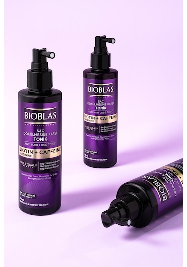 Bioblas Kafein Arjinin Biotin Saç Dökülmesi Karşıtı Tonik 200 Ml Besleyici, Güçlendirici, Dökülme Karşıtı