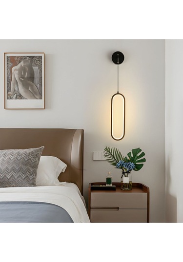 Elips Sarkıt Model Led Beyaz Işık Ultra Power Avize Aplik Aavizee