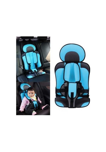 Wondernest Araba Taşınabilir Çocuk Koltuğu 50x33x21cm Açık Mavi Gri Portatif Oto Koltuğu