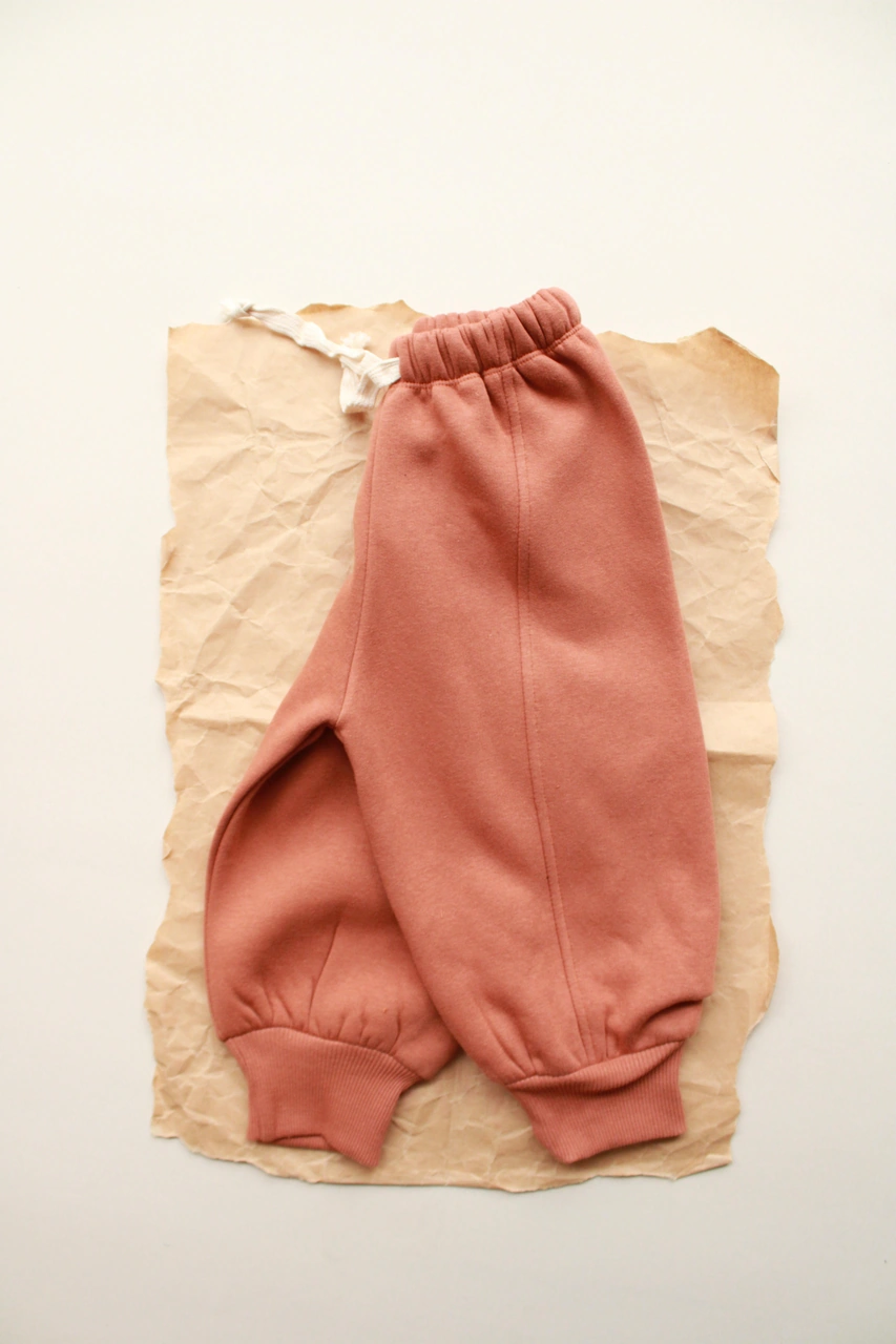 Kiremit Polarlı Eşofman Altı Kiremit