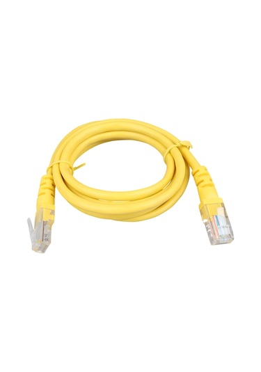 1.5 Metre Sarı 24 Awg Cat5 Kablo