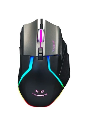 Rush Topaz RM84 10.000 DPI RGB Modüler Makro Tuşlar Oyuncu Gaming Mouse