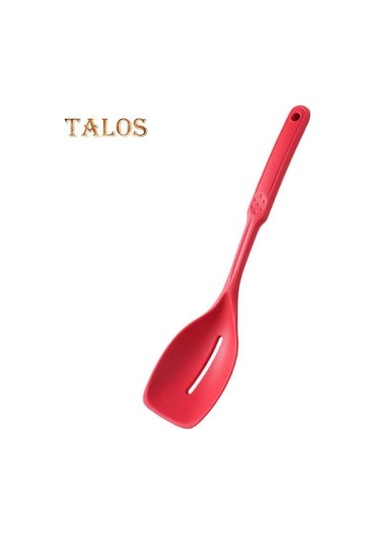 Siyah 2 Adet/takım Büyük Silikon Aşçılık Kaşık Spatula Seti Yapışmaz Oluklu Katı Kaşık Seti Asılı Delik Tasarımı Isıya Dayanıklı Kaşık Mutfak Eşyaları