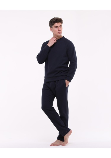 Bella Dossi Waffle Pijama Takımı Lacivert