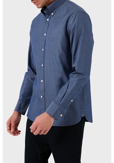Tommy Hilfiger Erkek Gömlek Mw0mw33326 Dxf Lacivert