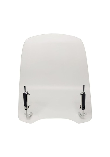 Motosiklet Ön Siperlik Camı Oval Model 58x45cm Scooter Model Cup Motor Siperlik Camı Çok Renkli