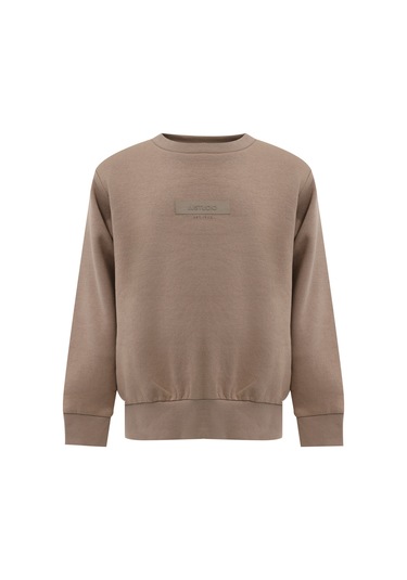 Jack & Jones Jjtaka Sweat Crew Neck Jn Haki Erkek Çocuk Sweatshirt 000000000102257561 Haki