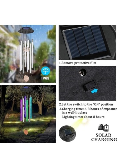 Opulentliving Güneş Enerjili Su Geçirmez Akrilik Baloncuk Fener, 6-8 Saat Işık, Dış Mekan Beyaz Sarkıt Lambası Beyaz