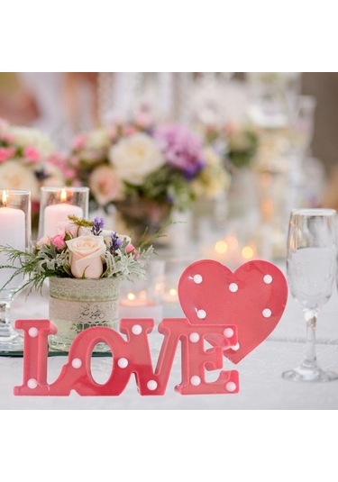 Homyl Led Lover Heart Light Sevgililer Günü Hediyesi Kırmızı Kırmızı