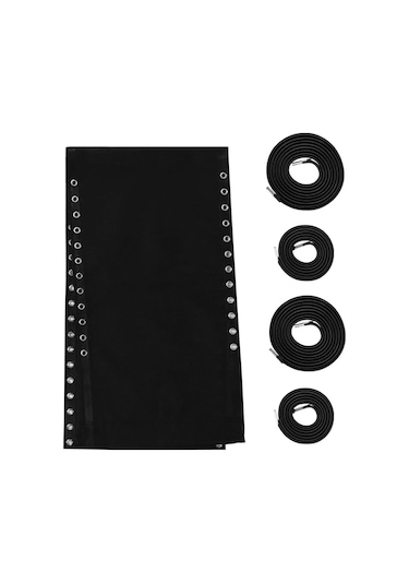 Homyl Şezlong Için Suya Dayanıklı Evrensel Yedek Kumaş Siyah