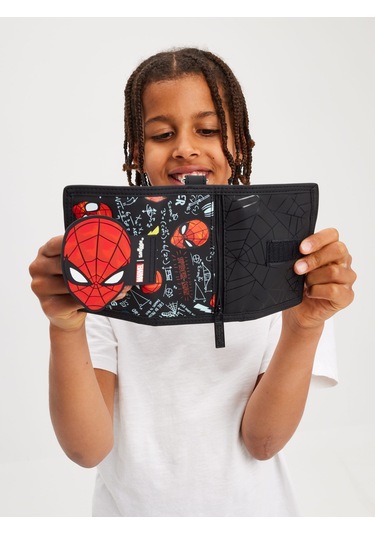 Snapbuy Avustralya Smiggle Spider-man Cüzdan, Boyun Askılı Örümcek Adam Temalı Para Çantası Kırmızı