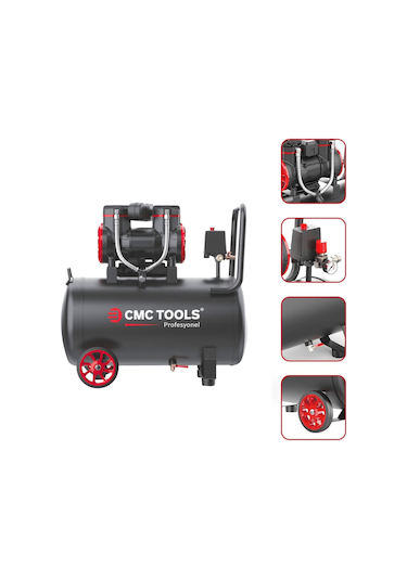 Cmc Cmc-0912 50 Litre Sessiz Yağsız Hava Kompresörü 2 Hp