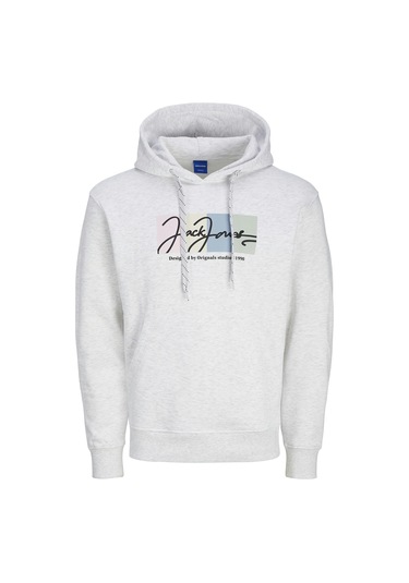 Jack & Jones Erkek Sweat 12262421 Açık Gri Açık Gri