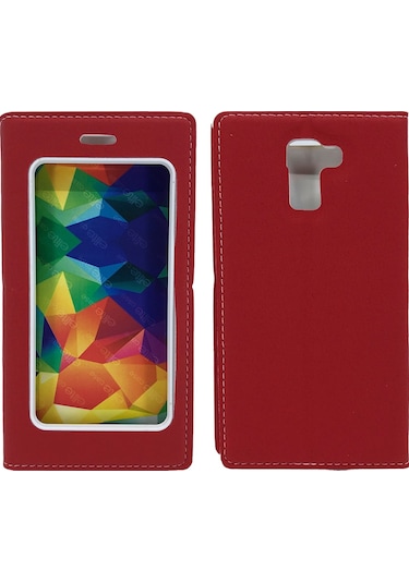 Huawei Honor 7 Için Nettech Pencereli Kapakli Kilif 475388947