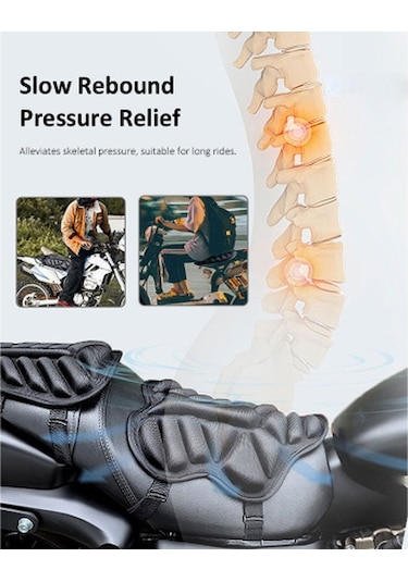 Motosiklet Koltuk Minderi, Evrensel Ön Soğutmalı Motosiklet Koltuk Minderi Kaymaz 3d Koltuk Kılıfı Motosikletler Scooterlar İçin