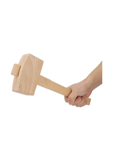 Ximistore9 Büyük Boy Ahşap Çekiç - Ergonomik Tutuş, Ahşap Ve Plastik Parçalar İçin Ahşapçılık Aracı