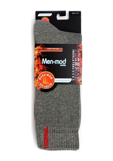 Menmod Erkek 3 Lü Paket Dikişsiz Burun Termal Çorap 644003
