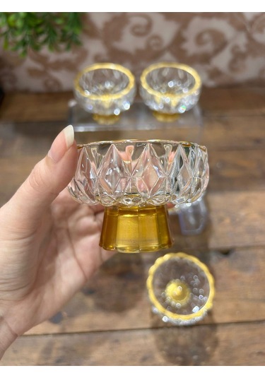 Wow Dıamond Lokumluk 6 Lı Altın Rengi