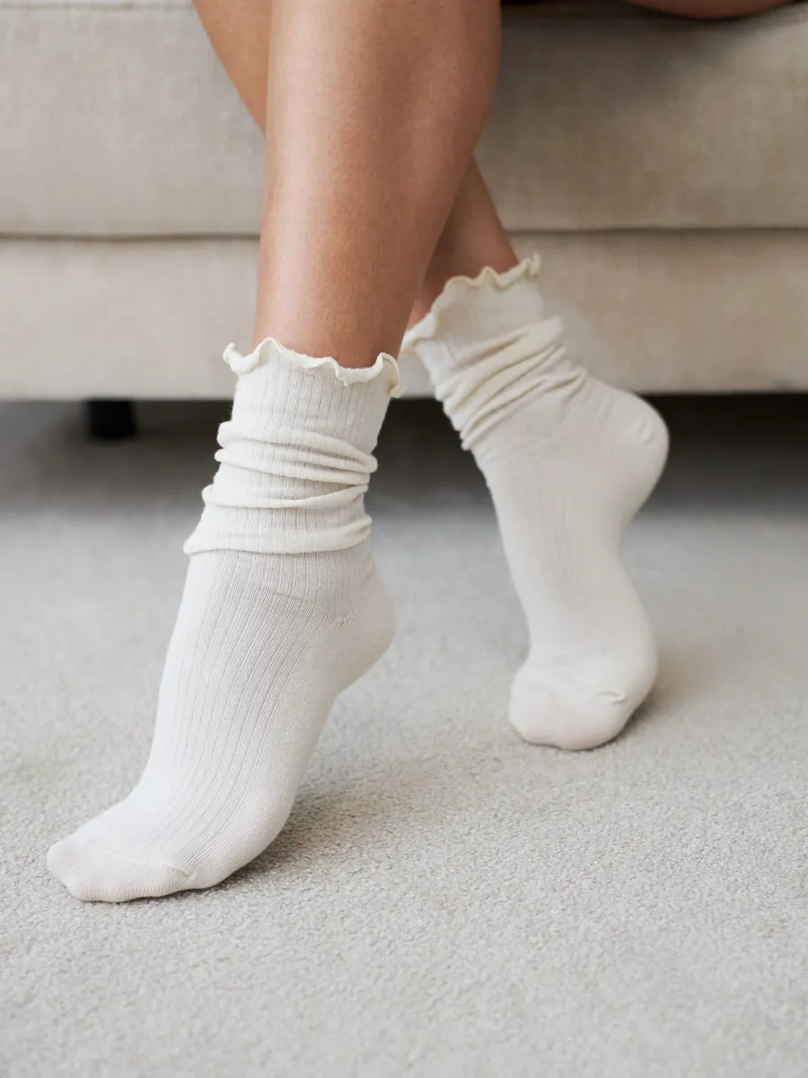 John Jeniford Ribanalı Yüksek Çorap Seti 3 Çift 327454709 Bej