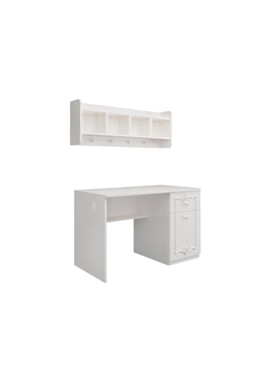Romantic Ders Çalışma Masası %100mdf 1. Beyaz