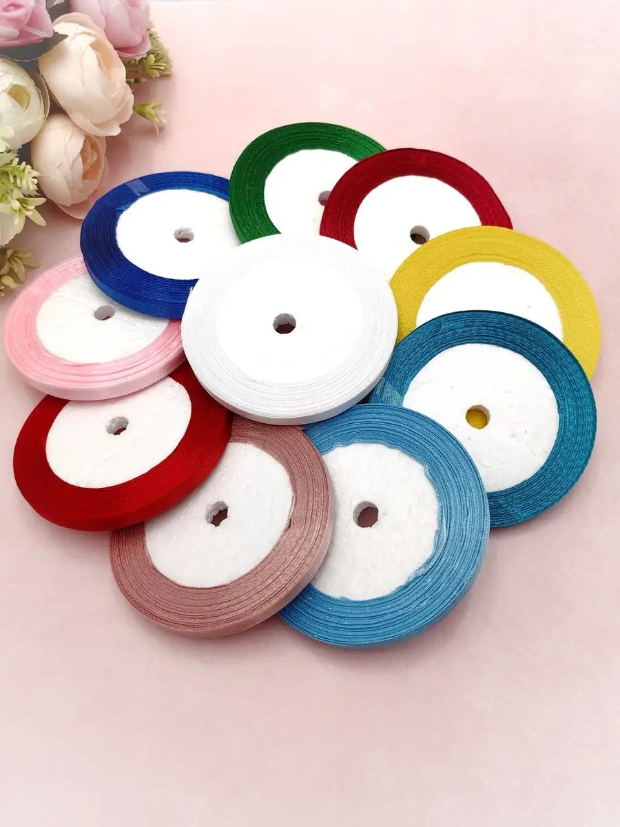 Magazin Dla Rukodel'nic Ip Gavrilov R N 6 Mm Saten Kurdele Seti 0,6 Cm 10 Adet Ambalaj 169895597