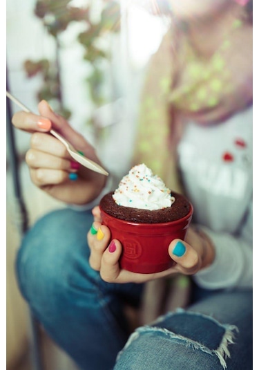 Emile Henry Fırın Kabı Ramekin No.9 Tekli Kırmızı