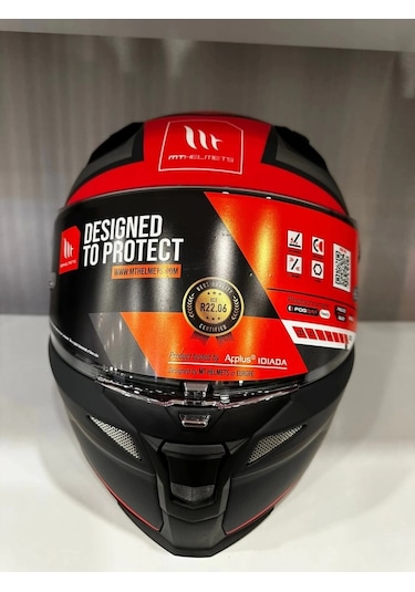 Mt Helmets Mt Revenge 2 S Hatax B5 Motosiket Kaskı Mat Kırmızı