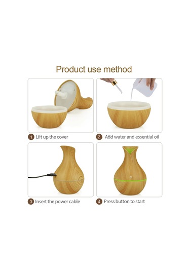 Ambiyans Aydınlatmalı Şık Hava Nemlendirici Buhar Makinası Ultrasonik Bebek Çocuk Odaları İçin Humidifer 7 Renk Rgb