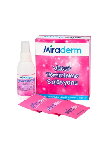 Miraderm Vücut Temizleme Solüsyon Seti 100 ML