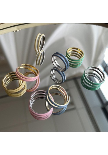 Yeşil Tancise Kadın Klasik 925 Ayar Gümüş Zirkon Yüzük Bayanlar Takı Düğün Promise Parti Hediye 7