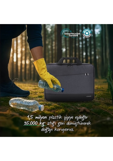 Mack Mce-1111 14.1 Unıcıty Eco Notebook Çantası Siyah Siyah