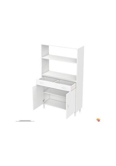 Modilayn Vio Fırın Dolabı 100x163,4x32.5 Cm Çekmeceli Kapaklı Mini/midi Mikrodalga Mutfak Dolabı Beyaz Modilayn Vio Fırın Dolabı 100x163,4x32.5 Cm Çekmeceli Kapaklı Mini/midi Mikrodalga Mutfak Dolabı Beyaz