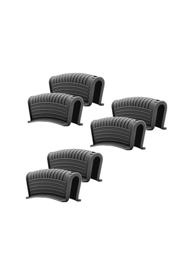 Kalın Silikon Tencere Tutucu Yalıtım Koruyucu Tencere Tutucu Kelepçesi Dökme Demir Tencere Tava Wok El Diğer