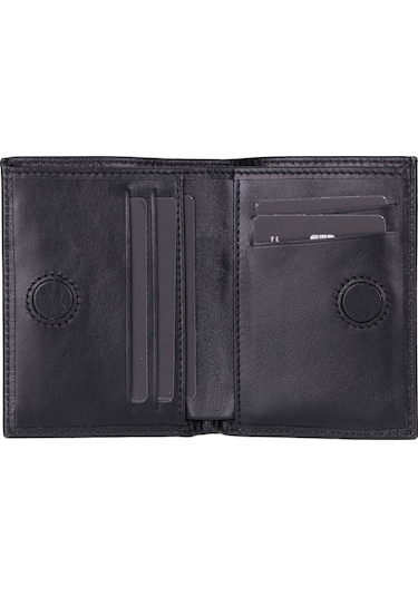 Nigra Hakiki Deri, El Yapımı Cüzdan, Rustik Siyah Siyah