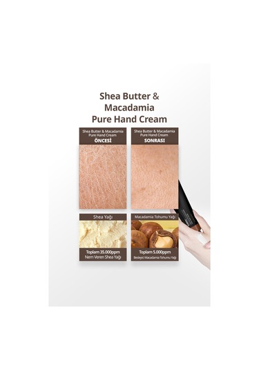 Besleyici El Kremi Kundal Shea Butter & Macadamia Pure Hand Cream Aroma Edition 50ml Jasmine Woody