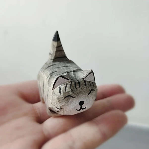 Trendooze Gaojunshop01 Eldiven Şişman Kedi Ev Dekorasyon Hediye Kırmızı Renk