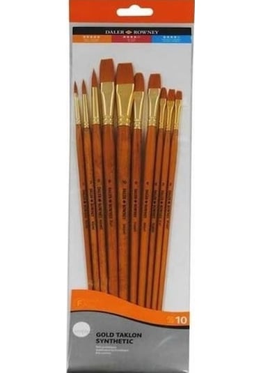 Daler Rowney Akrilik Yağlıboya 10 Lu Fırça Seti