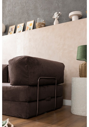 Argimo Godila Yatak Köşe Koltuk Kahverengi