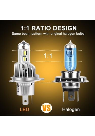 2 Adet H7 Csp Led H4 Kablosuz 50 W 10000lm Canbus Araba Farlar H1 H3 H11 9005 Hb3 9006 Hb4  Hi/lo Işın Moto Farlar Sis Lambası 6000 K Beyaz H11 H8 H9