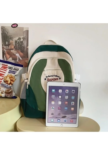Okul Çantaları Kadın Sırt Çantası Moda Unisex Laptop Çantaları Çok Renkli
