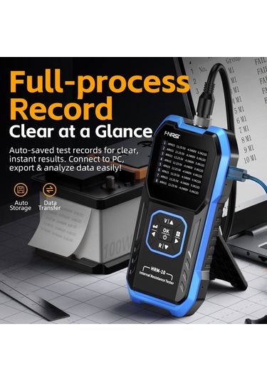 Fnirsi Hrm-10 Pil Voltajı Dahili Direnç Test Cihazı
