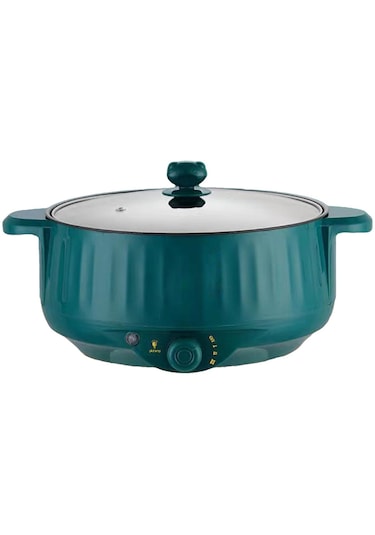 Suntek Makarna Yumurta Için Elektrikli Pişirme Pot Yeşil