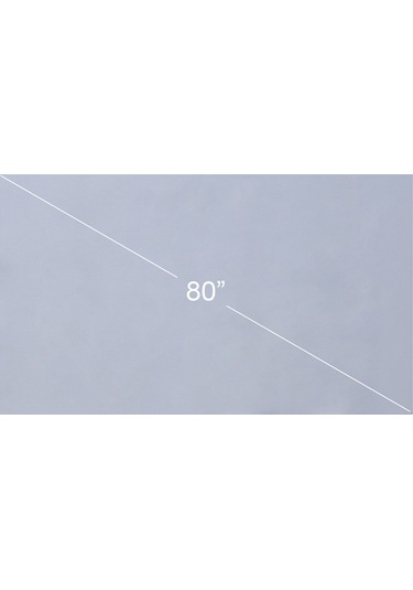 Lemestar 80 İnç Taşınabilir Projeksiyon Perdesi - Hd 16:9 Duvara Monte Ev Sineması & Ofis İçin Katlanabilir