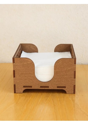 Windywayhome Ahşap Peçetelik 230042036 Kahverengi