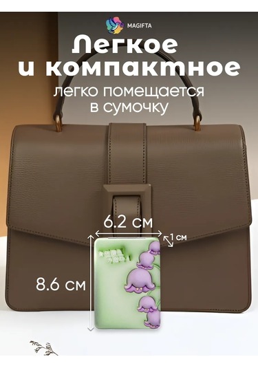 Magifta Çanta İçin Büyütücü Özellikli Katlanabilir Cep Aynası 254868463 Yeşil